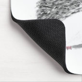 Baby egel naam waterverf schattig dier muismat (Hoek)