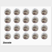 Baby egel ronde sticker (Vel)