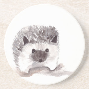 baby egel zandsteen onderzetter