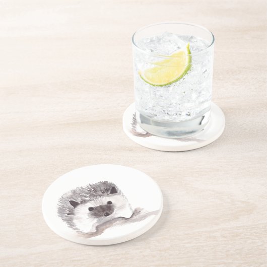 baby egel zandsteen onderzetter (Zijkant)