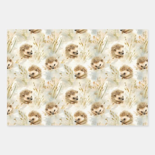 Baby egels inpakpapier vel (Voorkant 2)