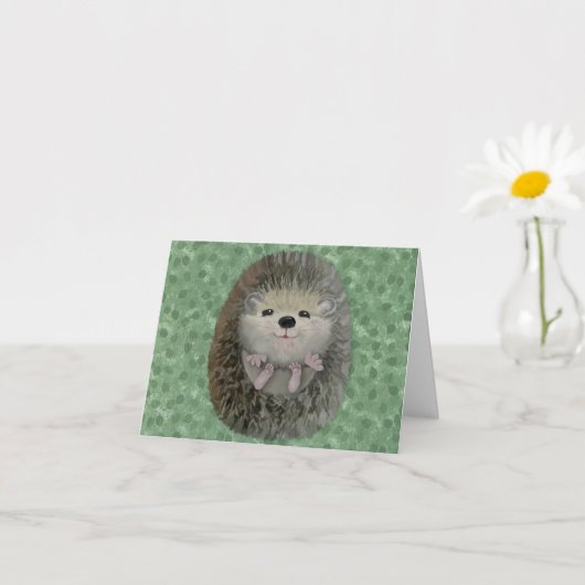 Baby Egelskaart Kaart (Kleine Plant)