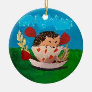 Baby Egeltje Keramisch Ornament