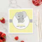 Baby Elefant (geel) Baby shower Servetten (Insitu)