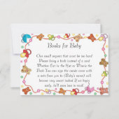 Baby Elements Baby shower Books for Baby Card Kaart (Voorkant)