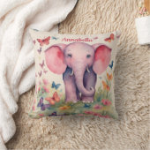 Baby Elephant - Aangepast Kussen (Deken)