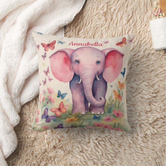 Baby Elephant - Aangepast Kussen (Deken)