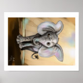 Baby Elephant Art Print (Voorkant)
