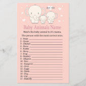 Baby Elephant Baby Animals Name Game (Voorkant)