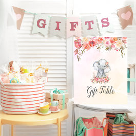 Baby Elephant Baby shower Cadeaus Poster
