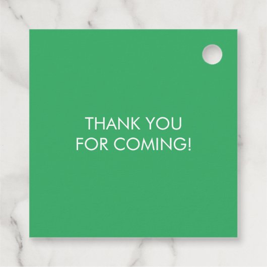 Baby Elephant Baby shower Gift Labels, Green & Gre Bedankjes Labels (Achterkant)