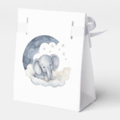 Baby Elephant Baby shower Invitation Bedankdoosjes (Achterkant)