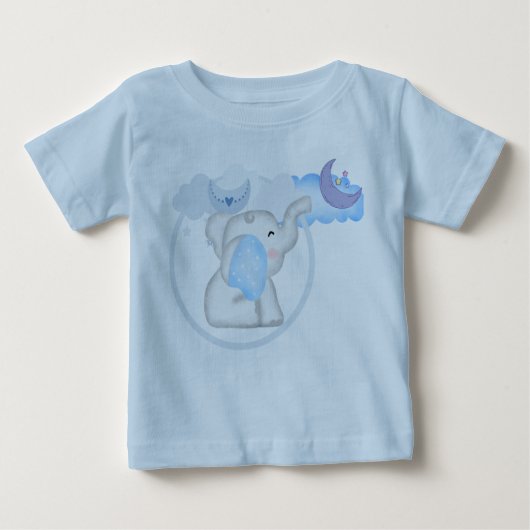 Baby Elephant Baby T-Shirt (Voorkant)