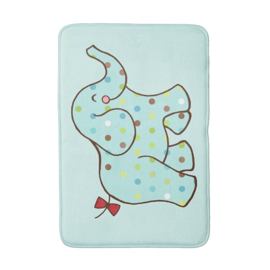 Baby Elephant Bath Mat (Voorkant Verticaal)