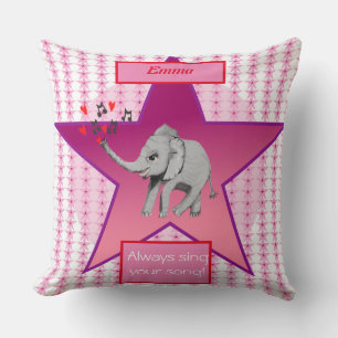 Baby Elephant Big Dream Baby Kussen