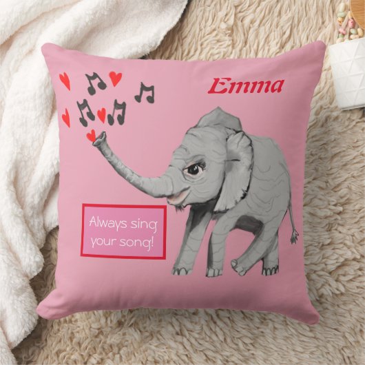 Baby Elephant Big Dream Kussen (Deken)