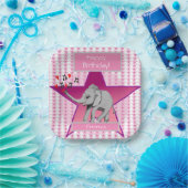 Baby Elephant Big Dream Papieren Bordje (Feest)