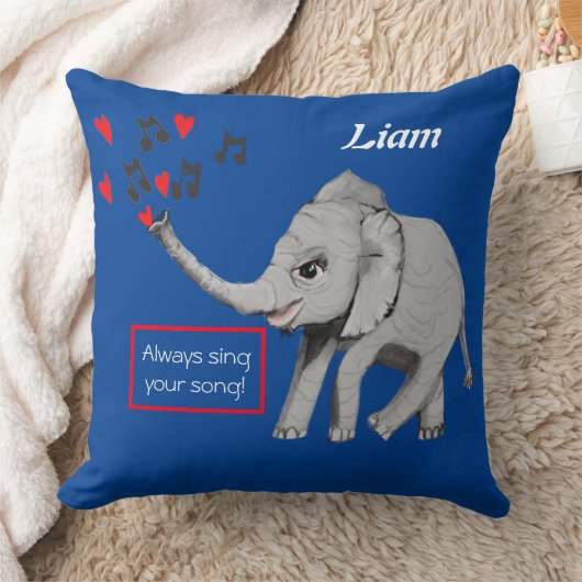 Baby Elephant Big Dream Sierkussen (Deken)