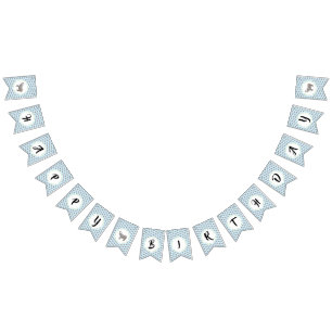 Baby Elephant Birthday Vlaggetjes