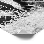 Baby Elephant Black en White Wildlife Poster (Hoek)