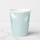 Baby Elephant Bleek Green Hot Air-ballonschoeisel Papieren Bekers (Rechts)