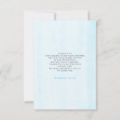 Baby Elephant Boy Baby shower Dank u Bedankkaart (Achterkant)