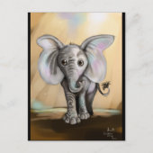 Baby Elephant Briefkaart (Voorkant)