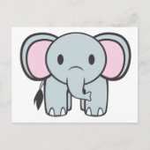 Baby Elephant Briefkaart (Voorkant)