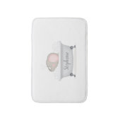 Baby Elephant Bubble Bath Badmat (Voorkant Verticaal)