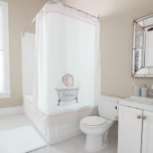 Baby Elephant Bubble Bath Douchegordijn (In situ)