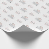 Baby Elephant Bubble Bath Girl Baby shower Cadeaupapier (Hoek)