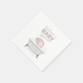 Baby Elephant Bubble Bath Girl Baby shower Servet (Hoek)
