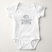 Baby Elephant Bubble Bath Romper (Voorkant)