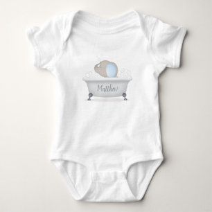 Baby Elephant Bubble Bath Romper