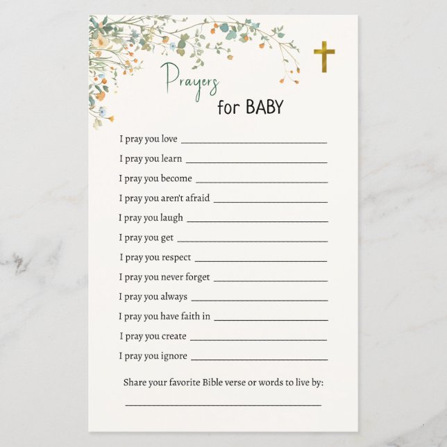 Baby Elephant & Butterflies Gebeden voor Baby Game (Voorkant)