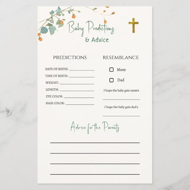 Baby Elephant & Butterflies Voorspelling en advies (Voorkant)