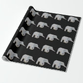 Baby Elephant Cadeaupapier (Uitgerold)