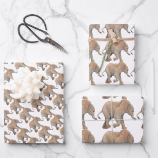 Baby elephant cadeaupapier