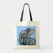 Baby Elephant Canvas tas (Voorkant)