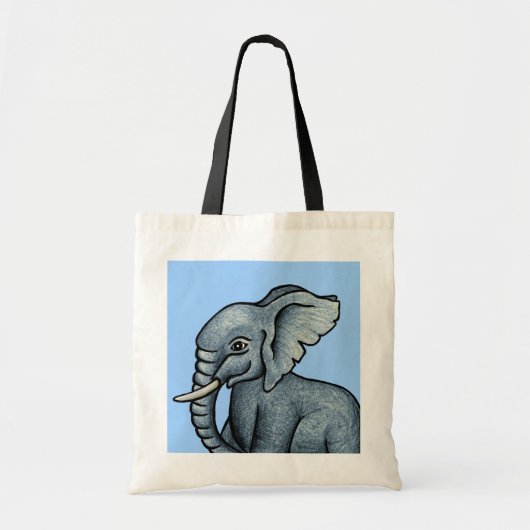 Baby Elephant Canvas tas (Voorkant)