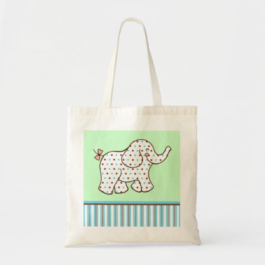 Baby Elephant Canvas tas (Voorkant)