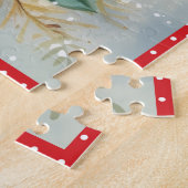 Baby Elephant Christmas Grote Plein Legpuzzel (Zijkant)