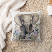 Baby Elephant Custom Sierkussen (Deken)