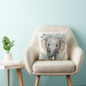 Baby Elephant Custom Sierkussen (Stoel)