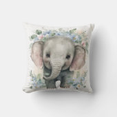 Baby Elephant Custom Sierkussen (Voorkant)