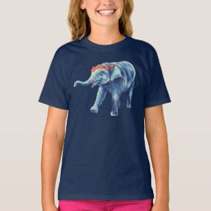 Baby Elephant Cute Girl T-shirt