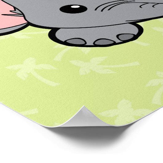 Baby Elephant Cutie Poster (Hoek)