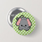 Baby Elephant Cutie Ronde Button 5,7 Cm (Voorkant /achterkant)
