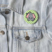 Baby Elephant Cutie Ronde Button 5,7 Cm (In situ)