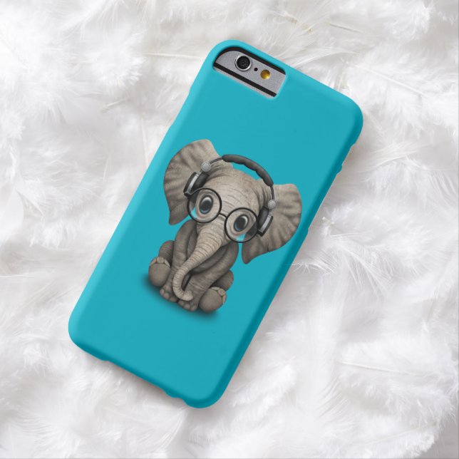  Baby Elephant Dj met hoofdtelefoon Case-Mate iPhone Case (Voorbeeld)